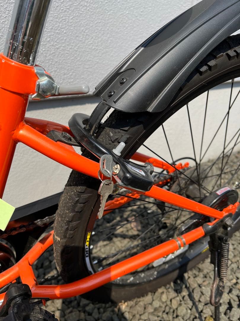 直接引き取り【24型あさひオリジナル】S3 DRIDEキッズ自転車オレンジ