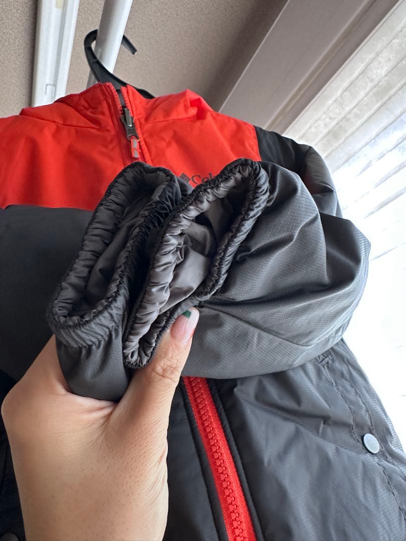 【美品】スノーウェアColumbia XXS ジャケットとオーバーオールセット