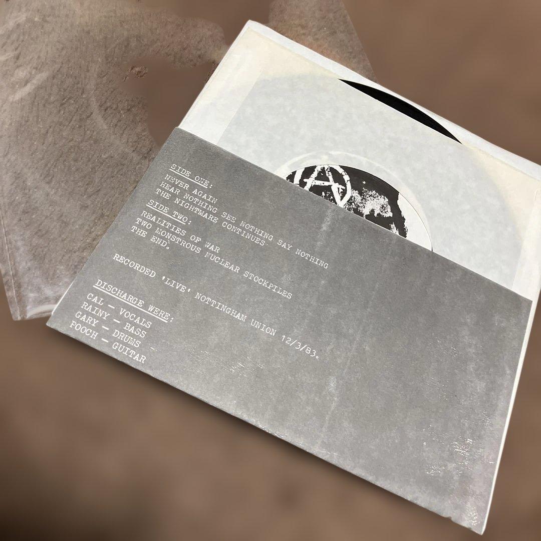 洋楽 discharge live Nottingham Union 12/3/83