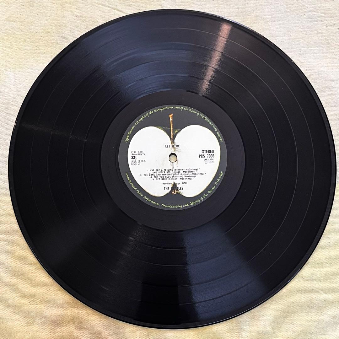 UK ビートルズ LET IT BE PCS7096 コーティングジャケ