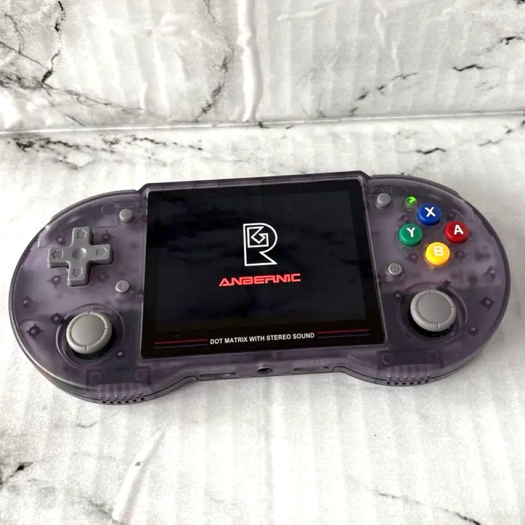Anbernic RG353PS クリアパープル 中古 microSD16GB