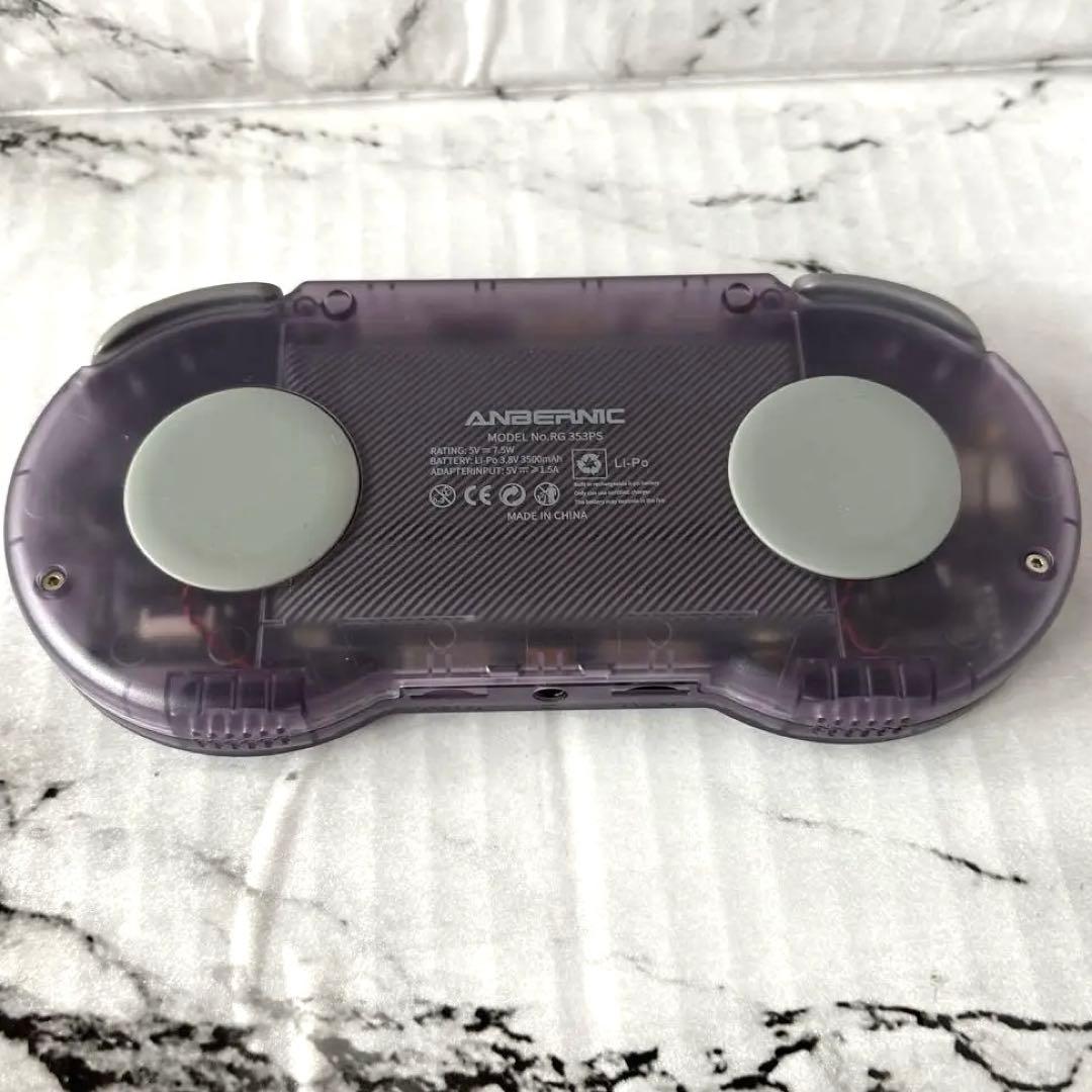 Anbernic RG353PS クリアパープル 中古 microSD16GB
