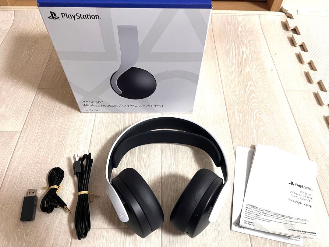 【美品】 SONY PULSE 3D ワイヤレスヘッドセット　CFI-ZWH1J