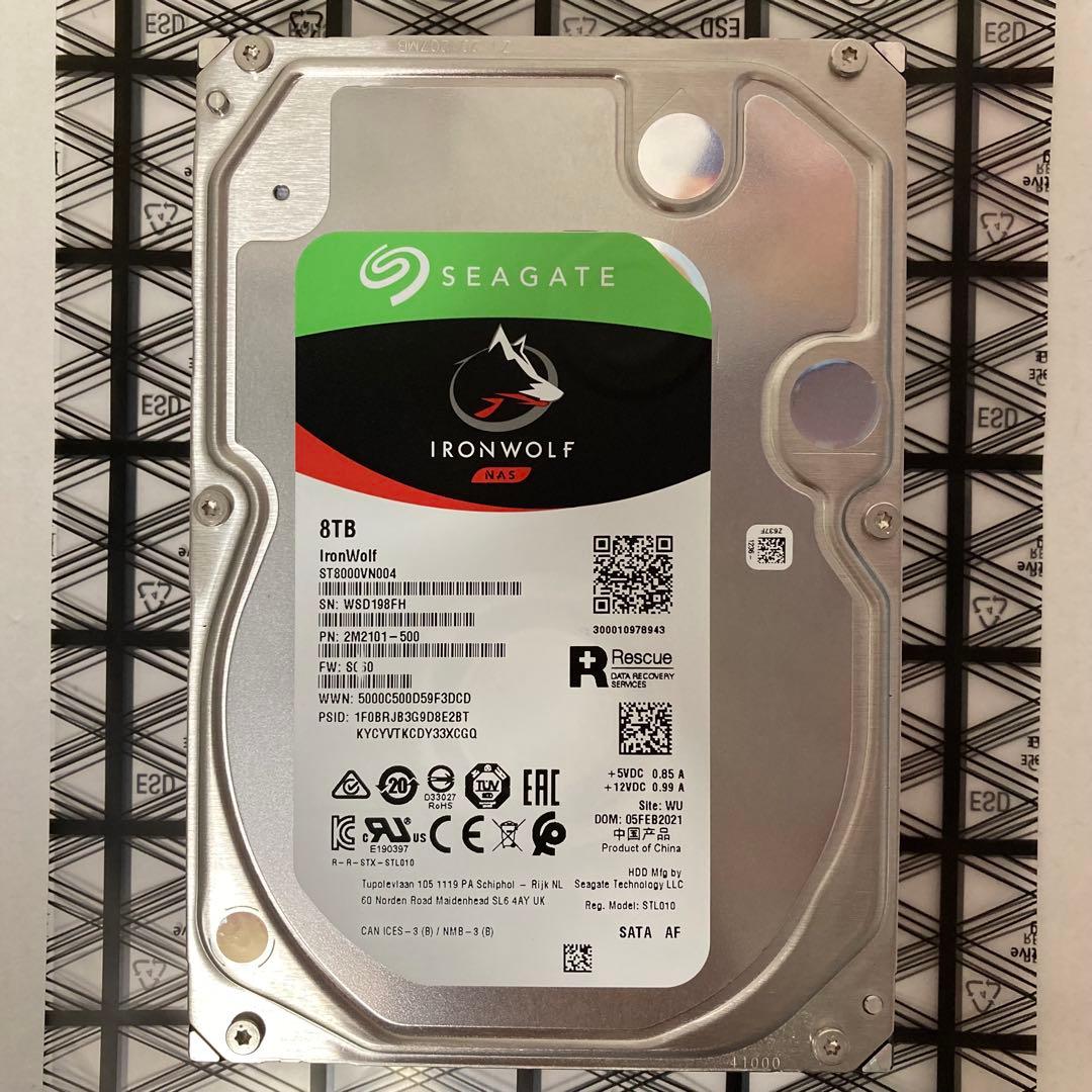 8TB HDD NAS用高耐久 内蔵ハードディスク
