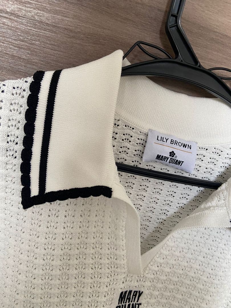LILY BROWN MARY QUANT 半袖ポロシャツ