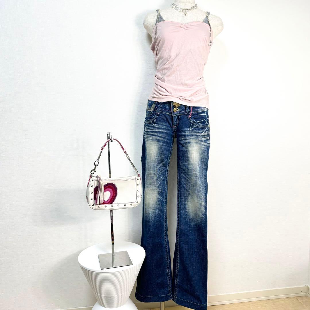 y2k✨️ 00s HYSTERIC GLAMOUR ガール パール キャミソール