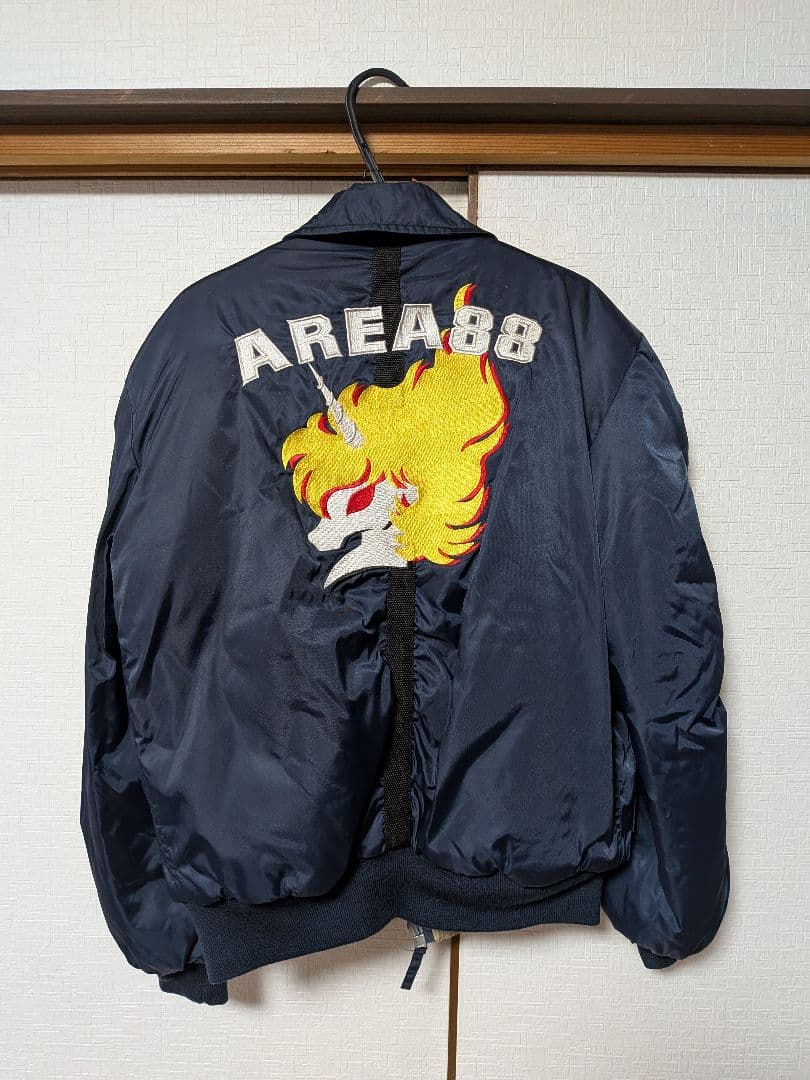 エリア８８Project AREA88 MA-1ジャケット Mサイズ ネイビー