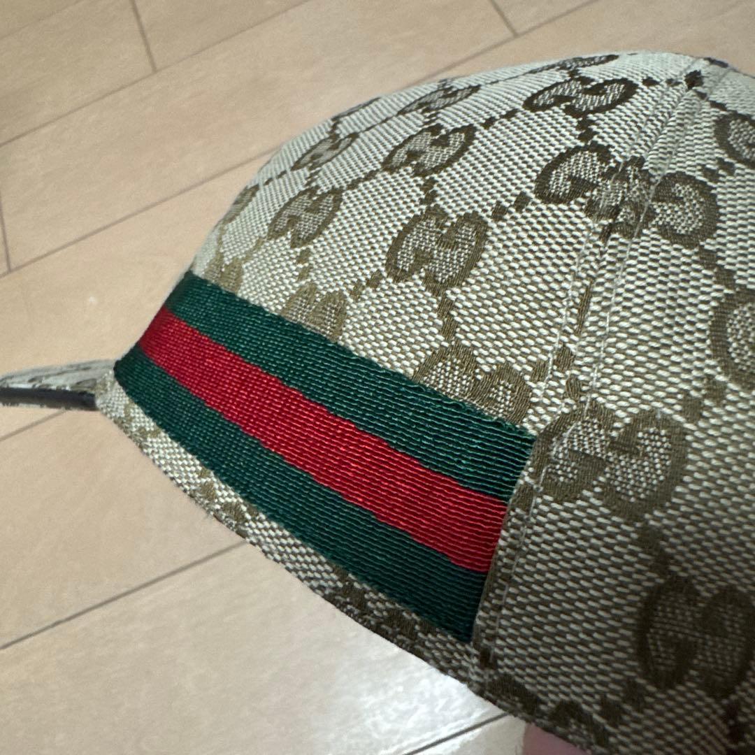 Gucci GGパターン キャップ ベージュ