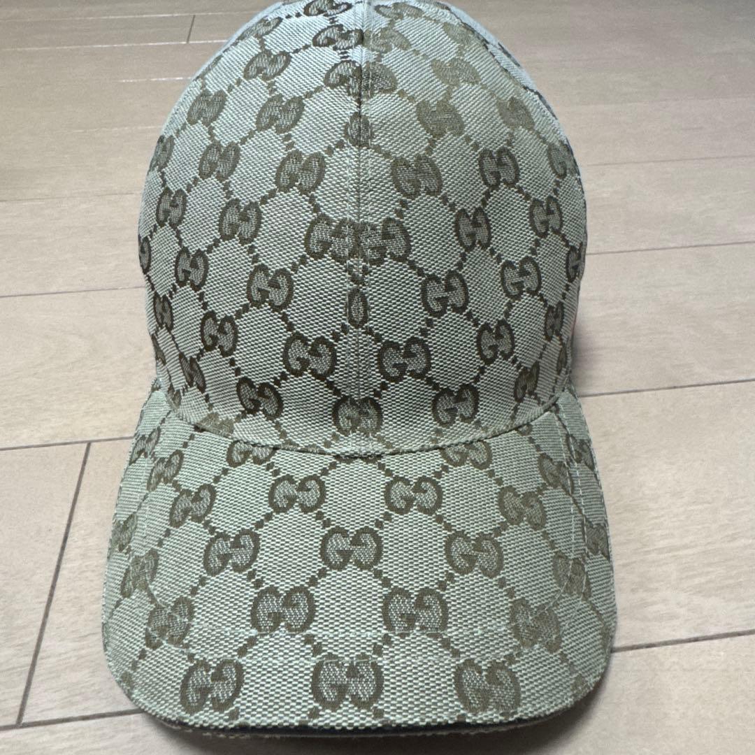 Gucci GGパターン キャップ ベージュ