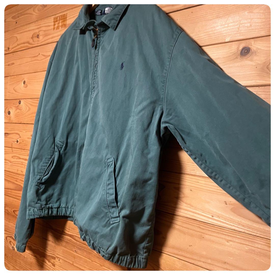USA製 POLO Ralph Lauren スイングトップ グリーン L