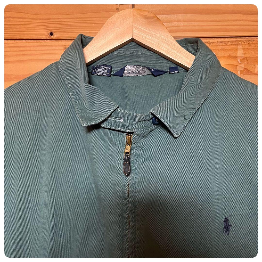 USA製 POLO Ralph Lauren スイングトップ グリーン L