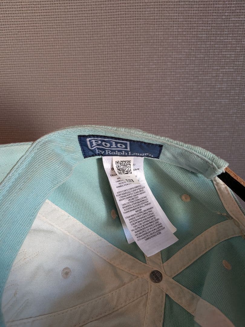 polo ralph lauren 90s　復刻　ロゴキャップ