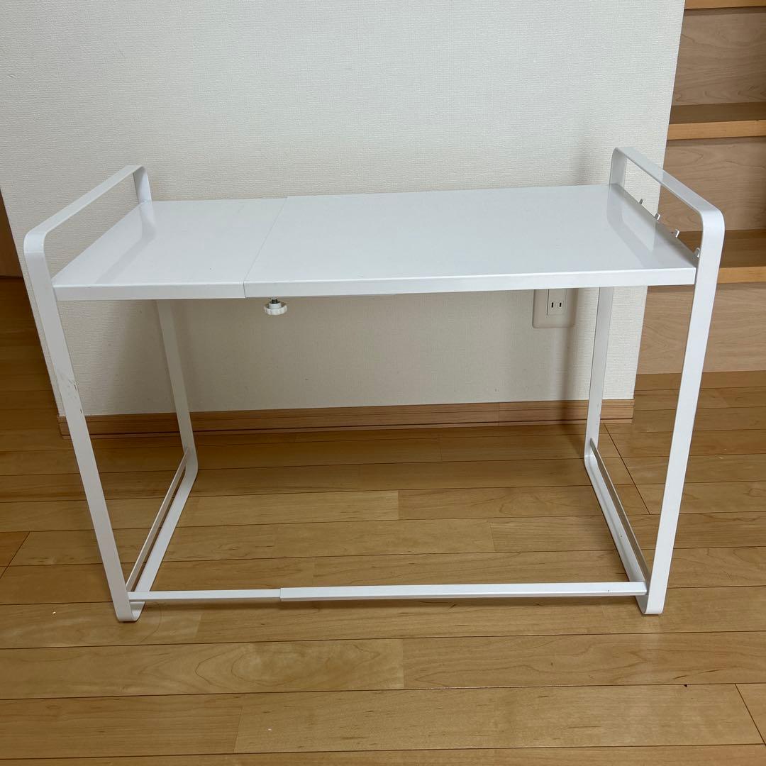 山崎実業 伸縮レンジラック タワー towerキッチンワゴン キッチン 作業台