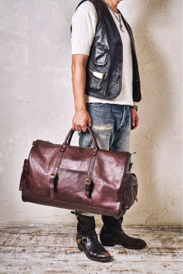 vasco×Lightning Leather Lover Boston Bag