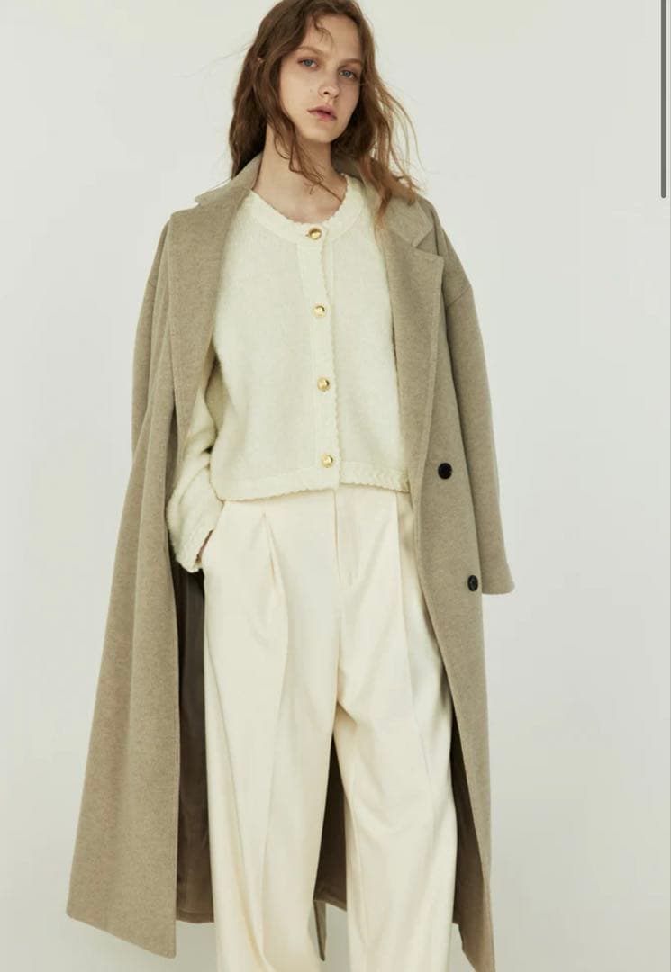トップス jilgrace WOOL PILE KNIT CARDIGAN White 2