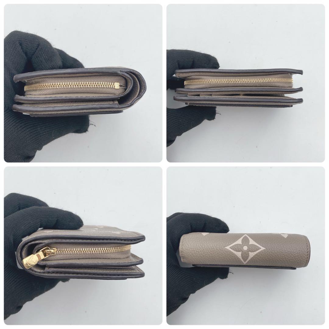 極美品 ルイヴィトン ポルトフォイユ クレア モノグラム アンプラント