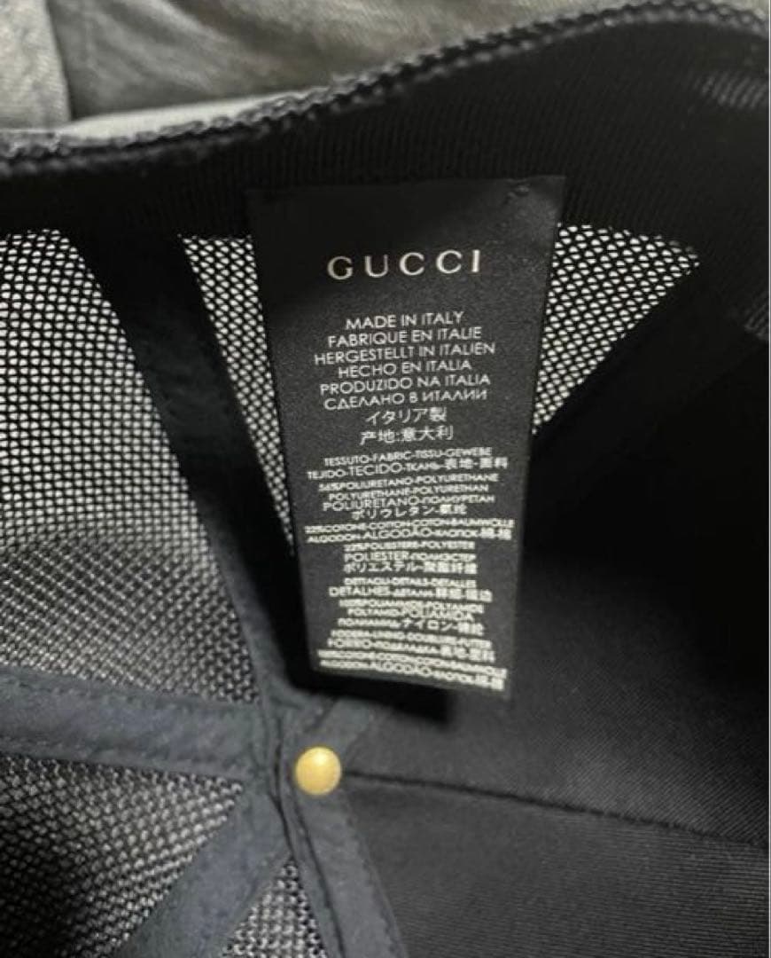 GUCCI スネークデザイン キャップ