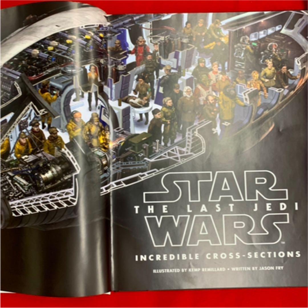 アメコミ　star wars スターウォーズ　洋書　　設計図満載　本　大判サイズ