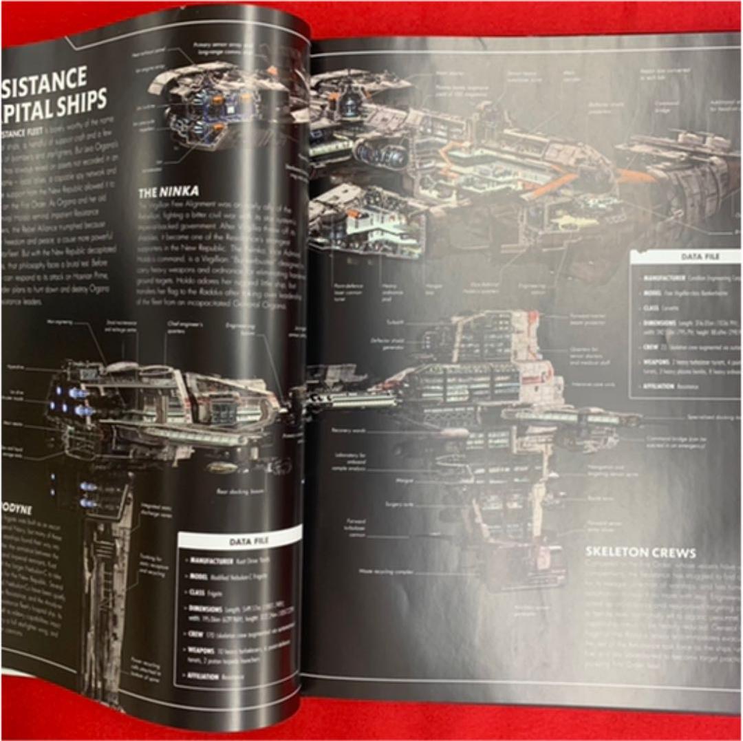 アメコミ　star wars スターウォーズ　洋書　　設計図満載　本　大判サイズ
