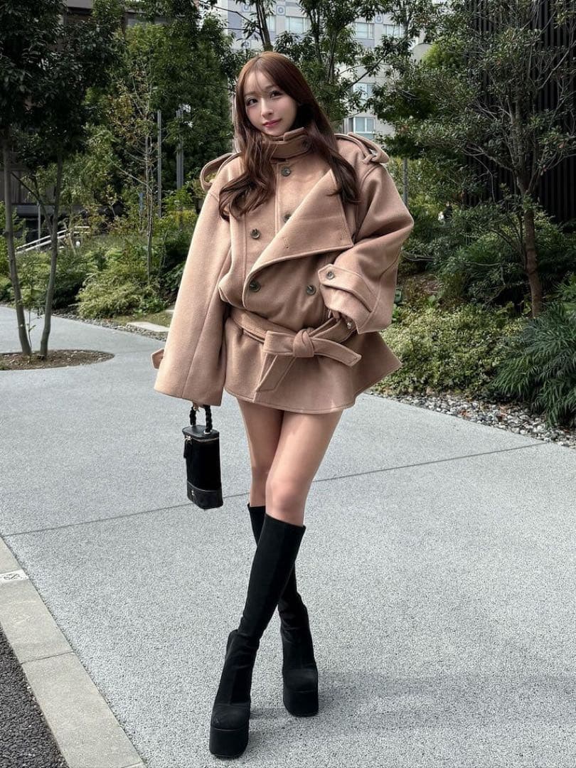 定価以下♡今季　ダーリッチ Darich ♡ ウルトラストレッチロングブーツ　L