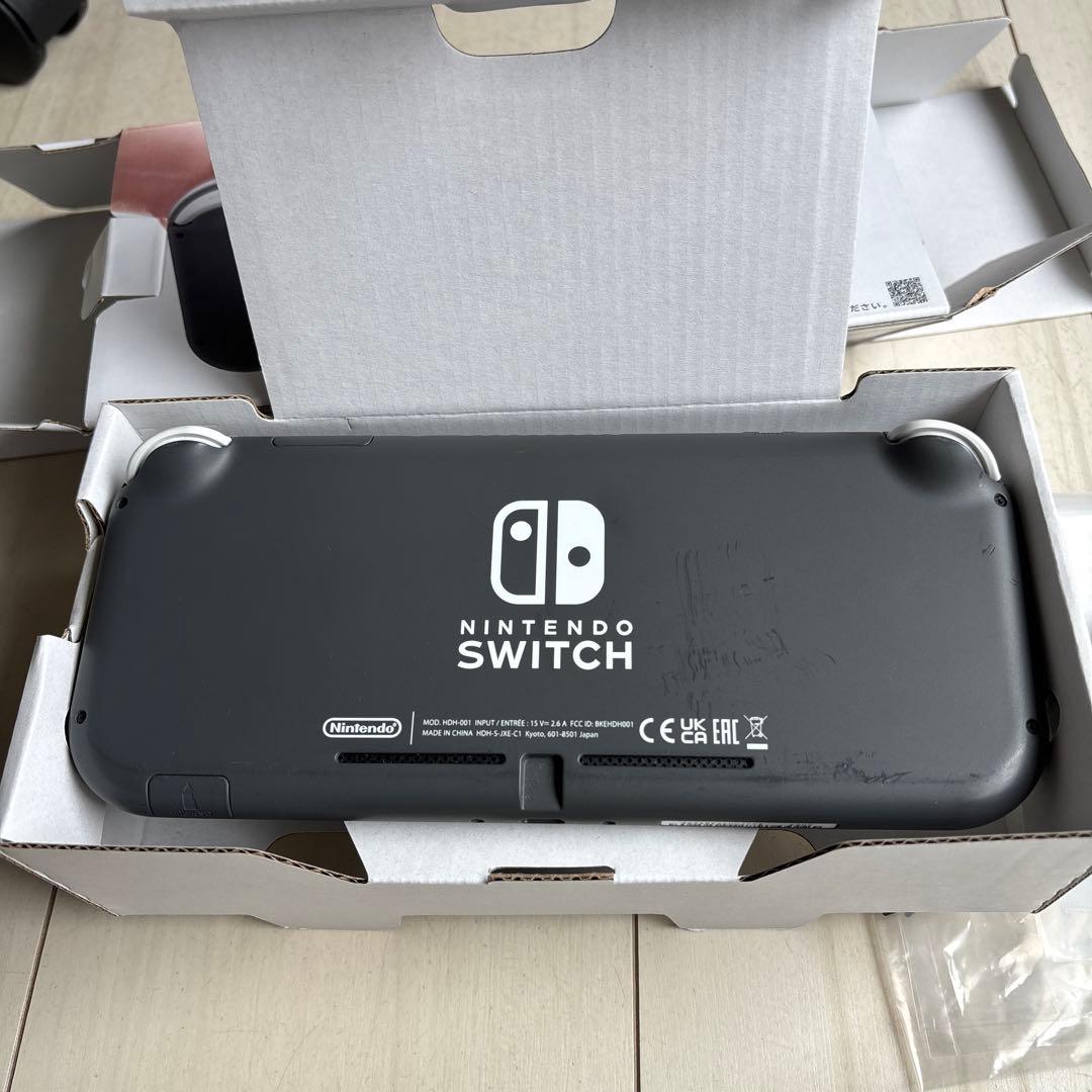 Switchライト　本体　ジャンク　グレー