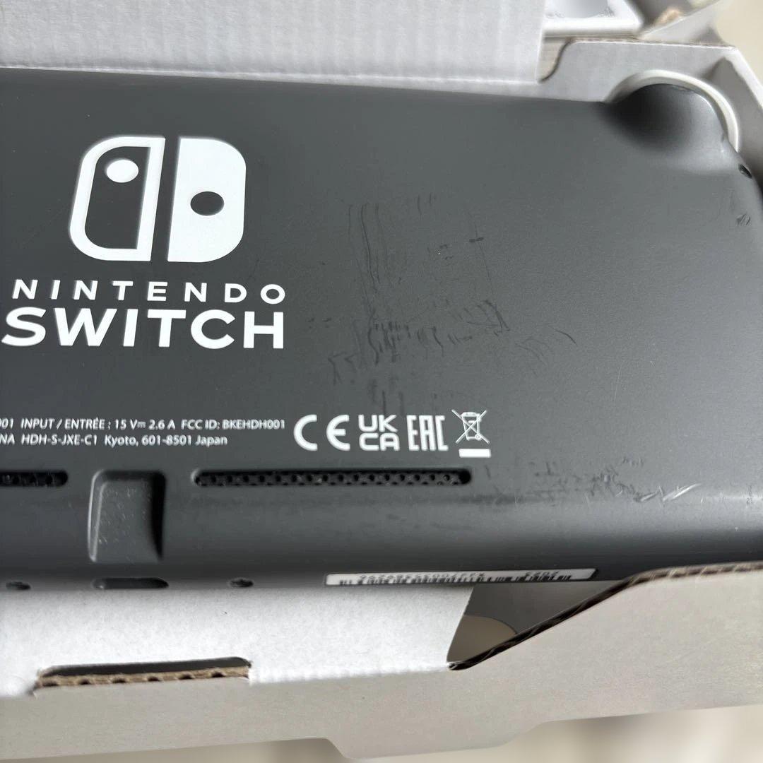 Switchライト　本体　ジャンク　グレー