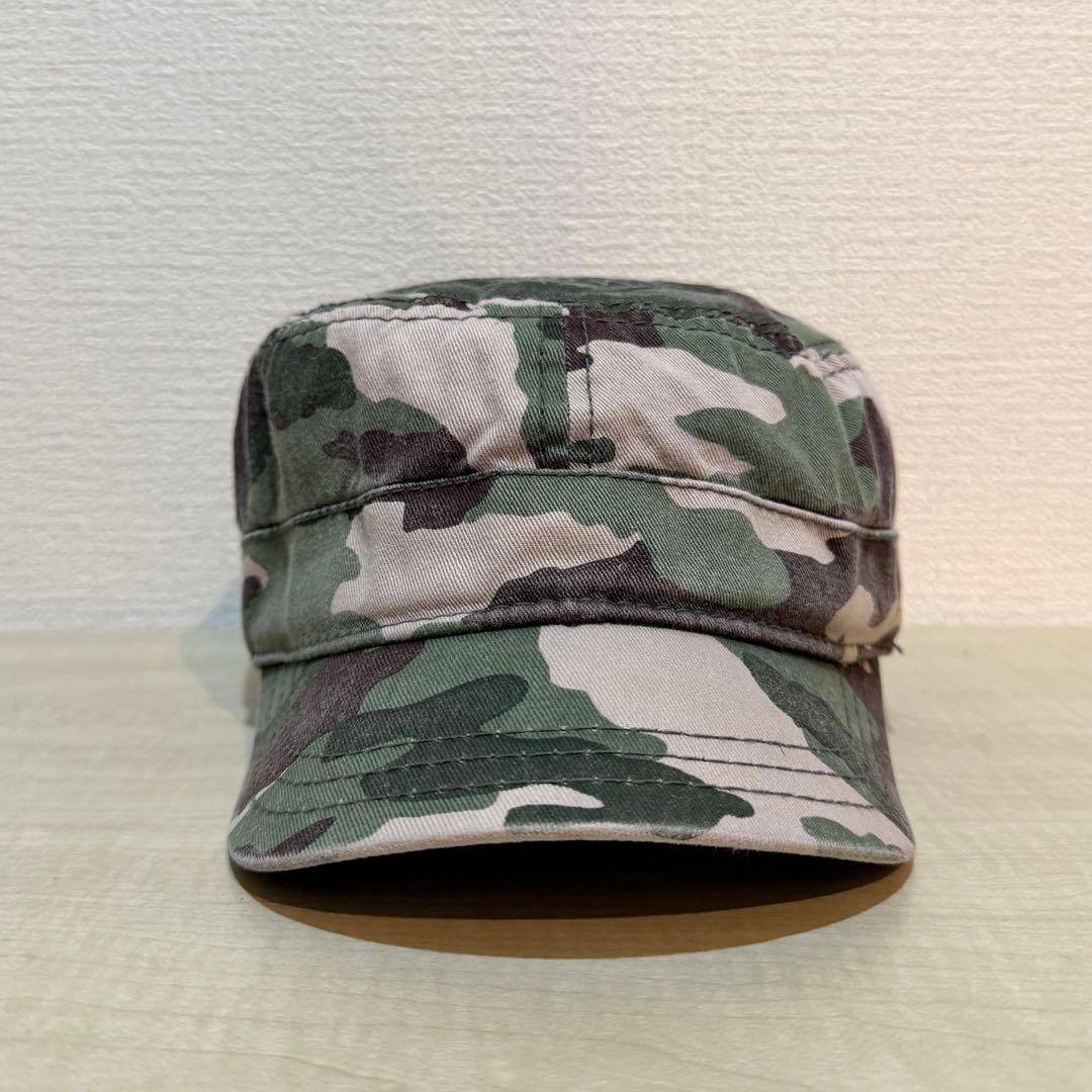 00s STUSSY ワークキャップ　迷彩　カモ柄　ステューシー