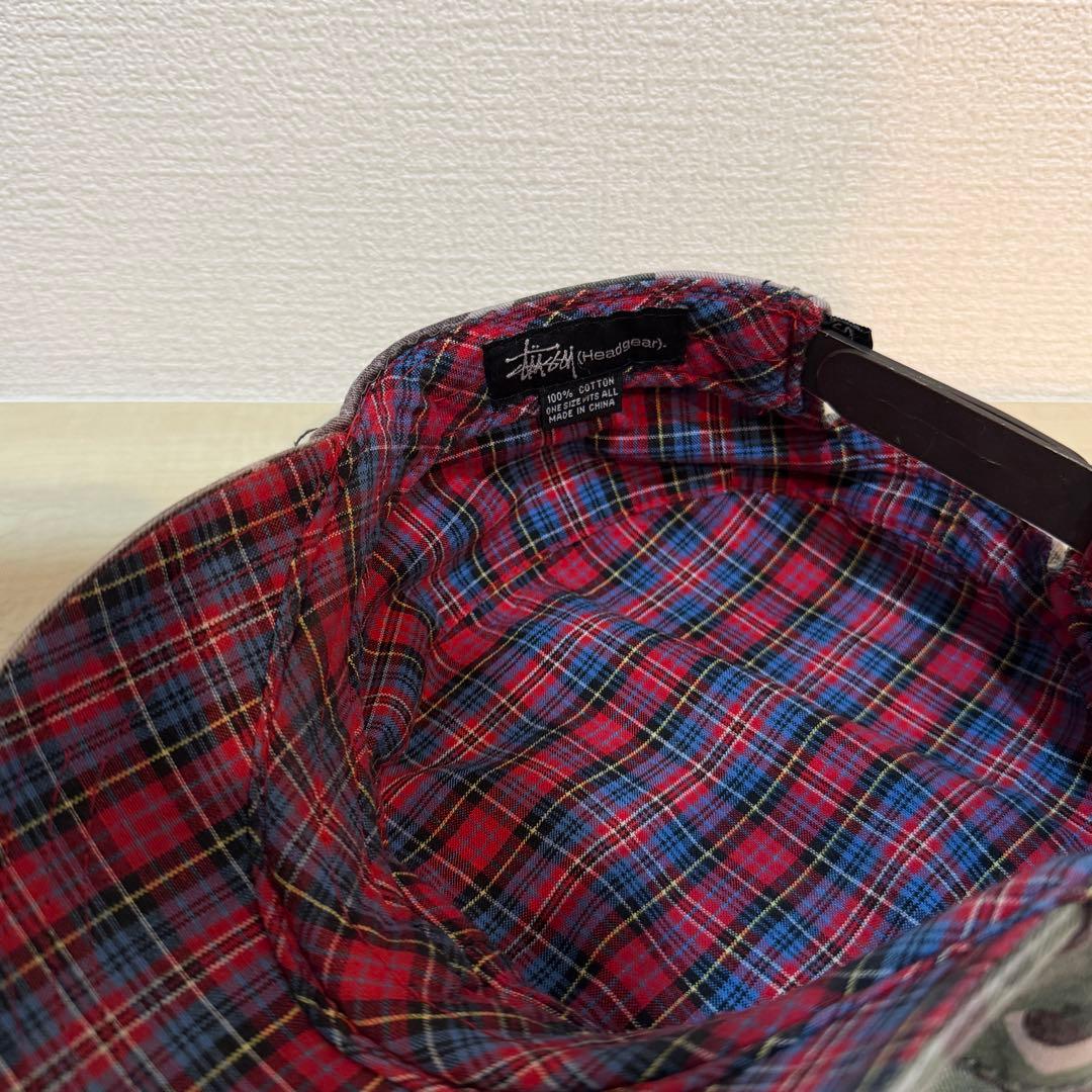 00s STUSSY ワークキャップ　迷彩　カモ柄　ステューシー