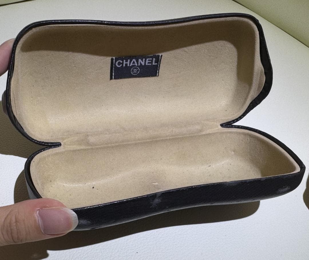 CHANEL グラデーションホワイト サングラス 6065 イタリア製 ケース付