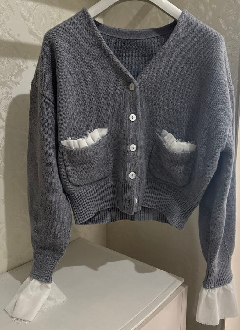 gypsohila Syusyu Cardigan グレー　ジプソフィア