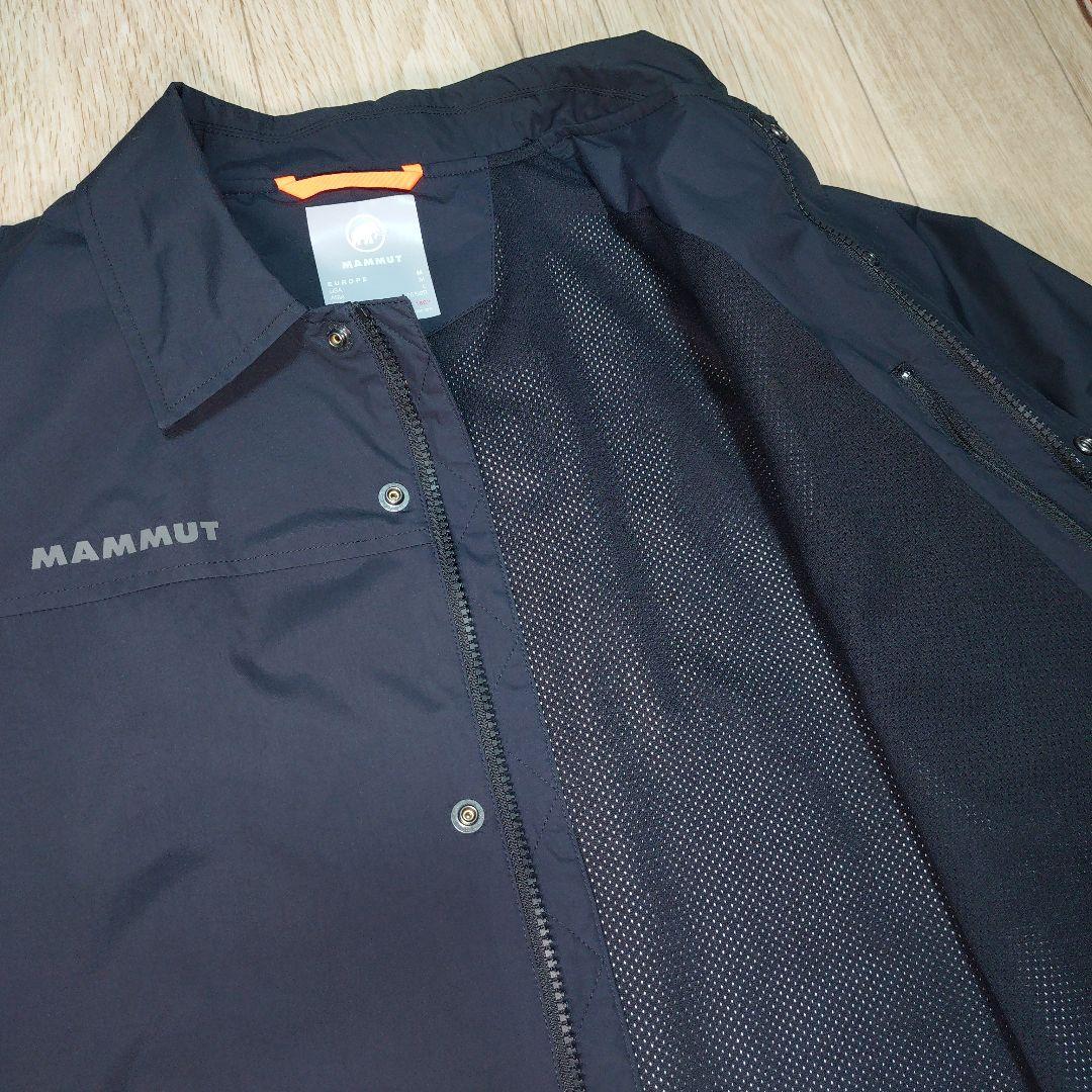 MAMMUT ユーティリティ　コーチジャケット　アジアンフィット　ブラック