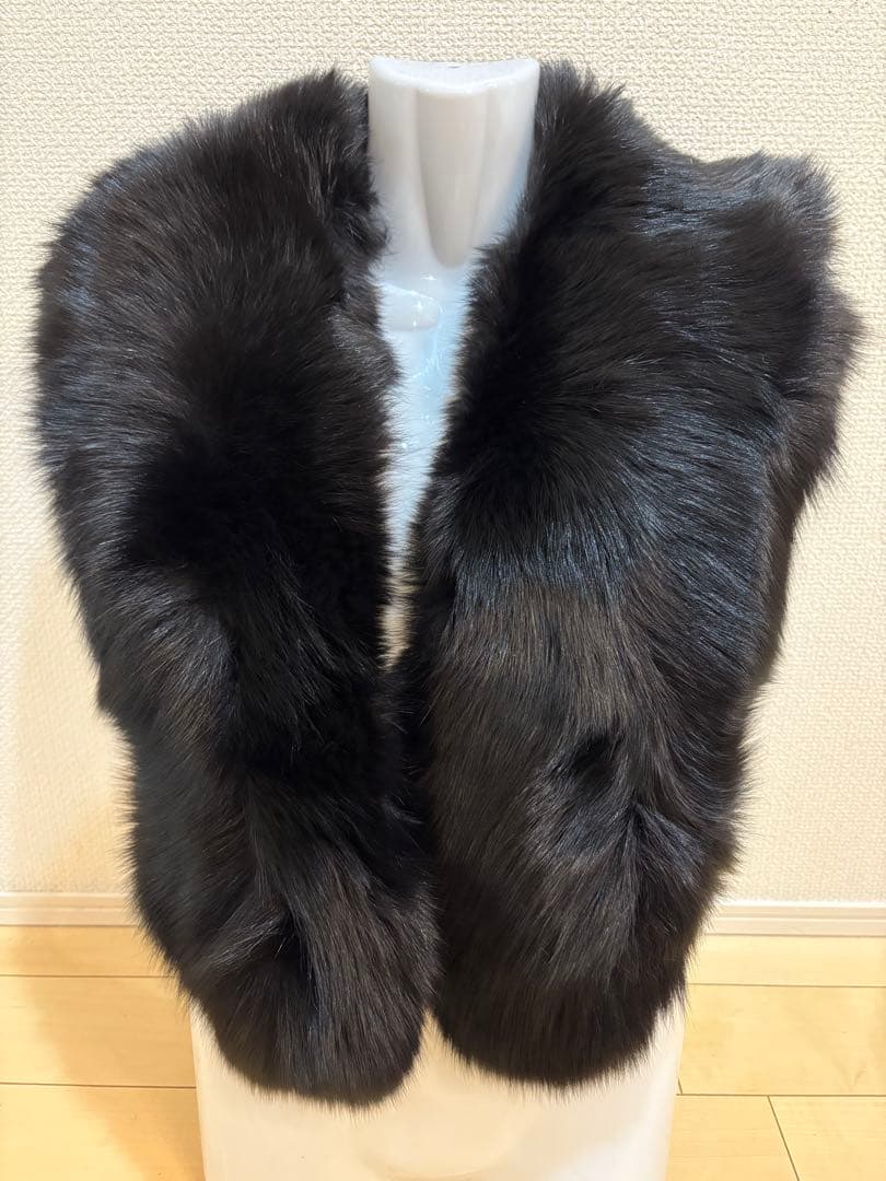 SAGAFOX【未使用品】フォックス ショール 成人式 毛皮 リアルファー