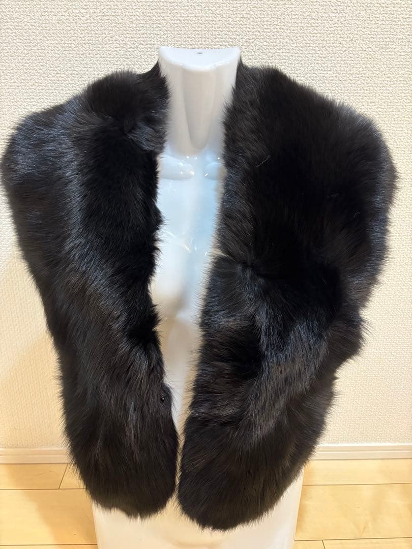 SAGAFOX【未使用品】フォックス ショール 成人式 毛皮 リアルファー