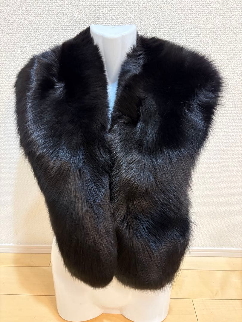 SAGAFOX【未使用品】フォックス ショール 成人式 毛皮 リアルファー