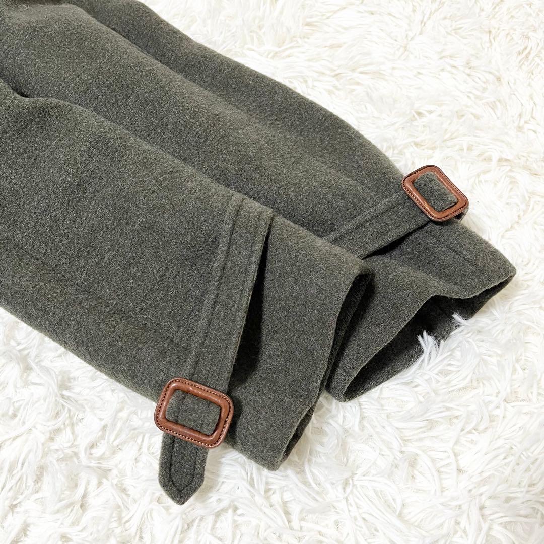 ✨美品✨ Burberrys ラムウール　コート　ノバチェック カーキ　M相当