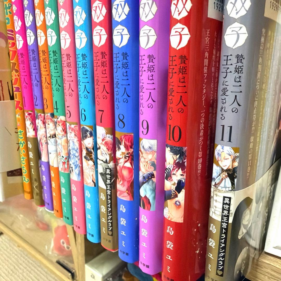 夜伽の双子　贄姫は二人の王子に愛される　島袋ユミ 1〜11 全巻セット