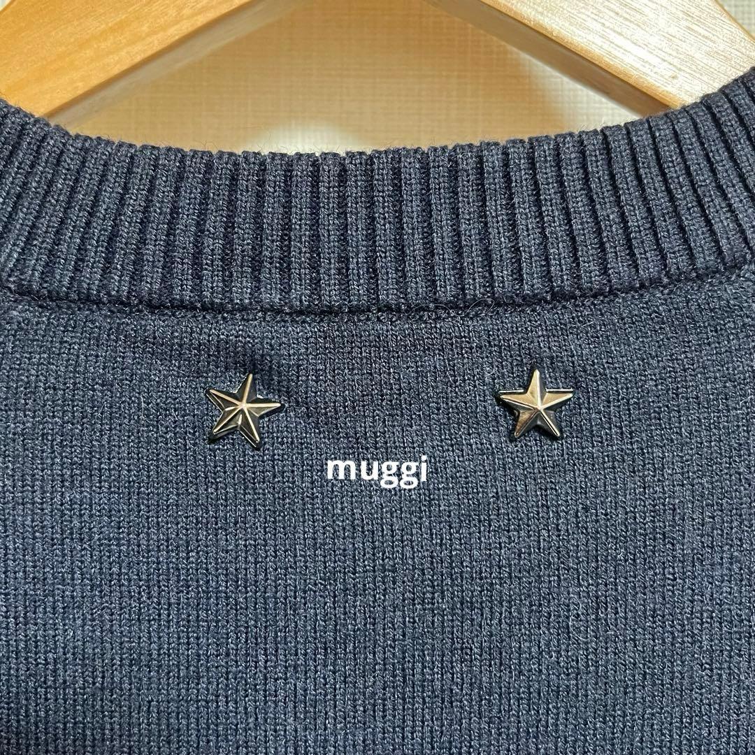 BIBIY. TRACK CARDIGAN トラクカーディガン ネイビー 刺繍