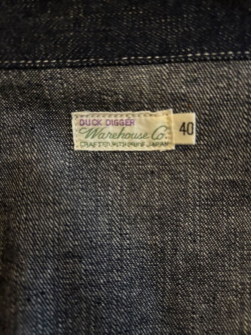 WAREHOUSEウエアハウスUSARMYカバーオール40濃紺美品