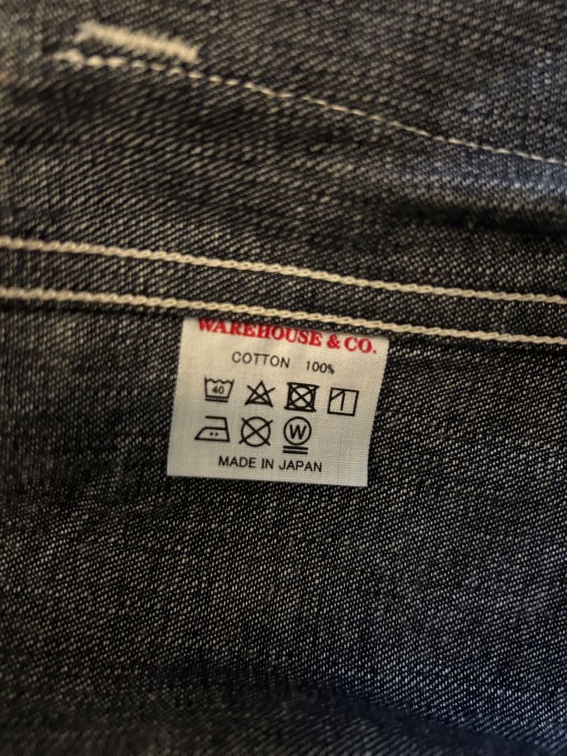 WAREHOUSEウエアハウスUSARMYカバーオール40濃紺美品