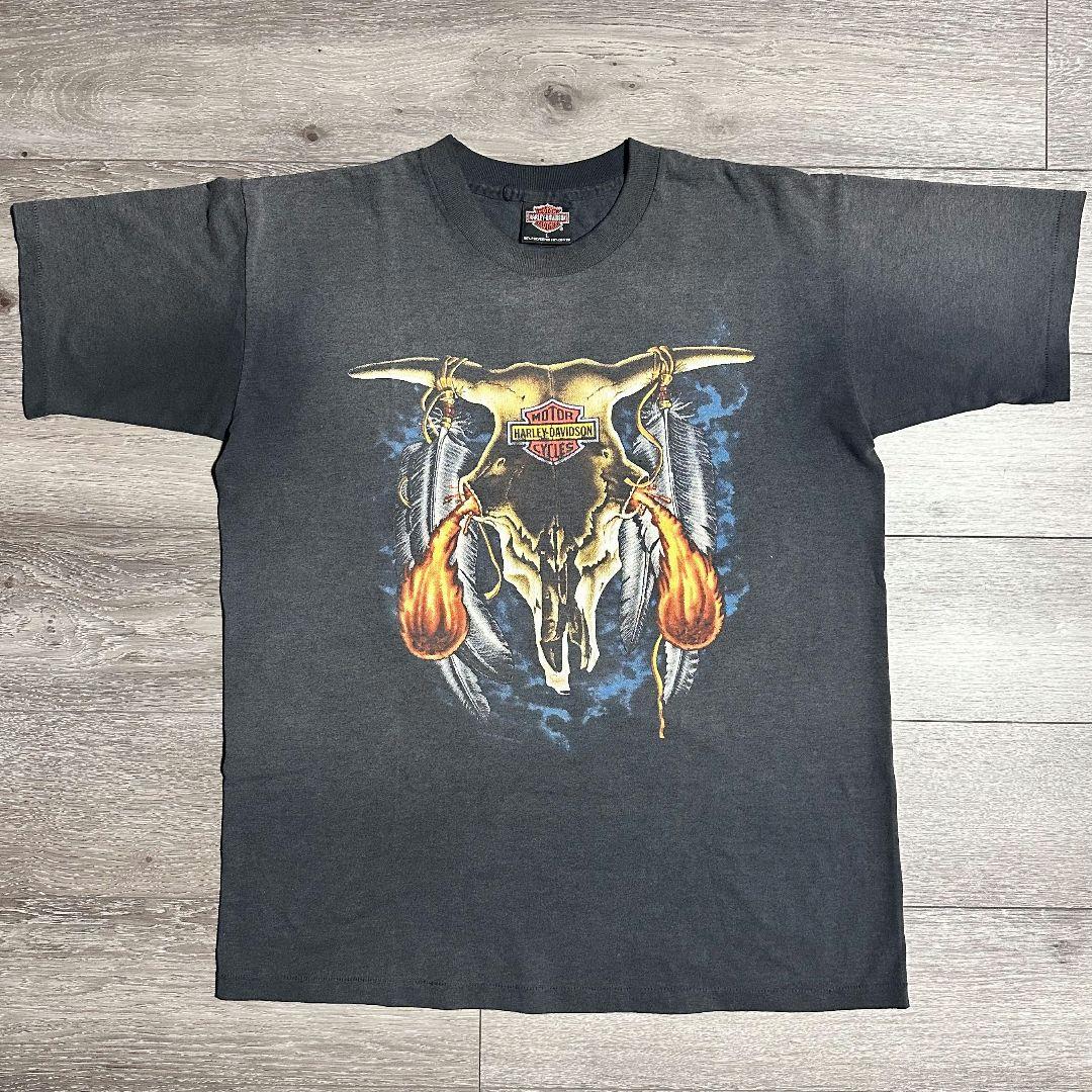 80s HARLEY DAVIDSON G-DRAGON着用 T-SHIRT L