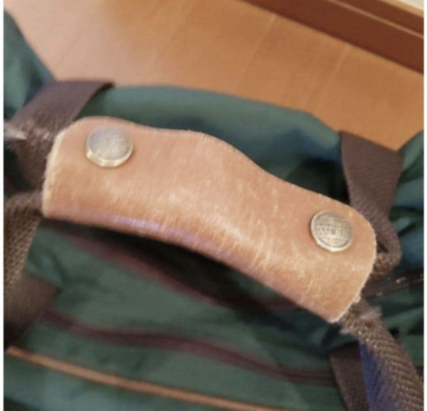 LLBean　ボストンバック　キャンバス　グリーン　ビンテージ　希少