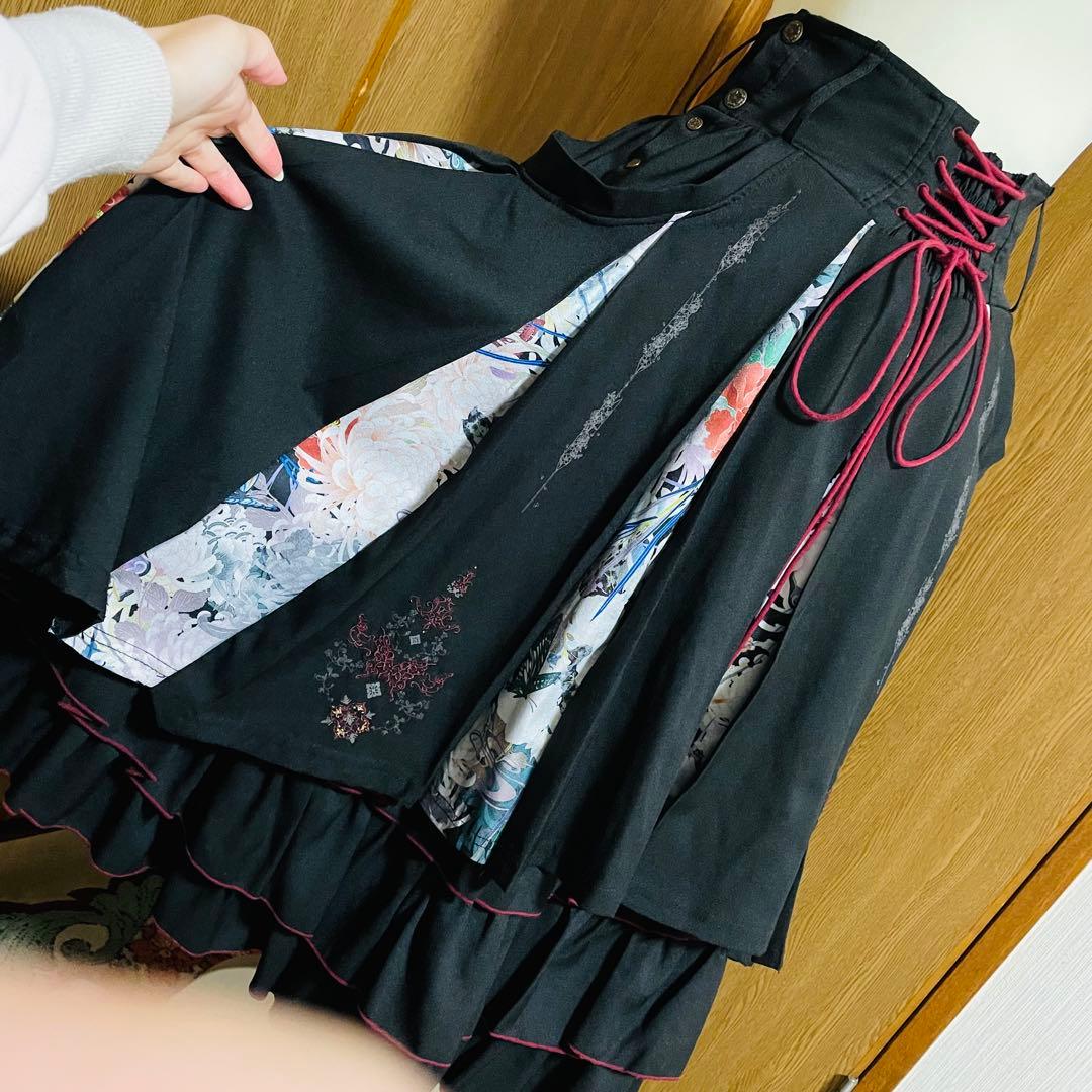 ozz oneste 着物柄スカート