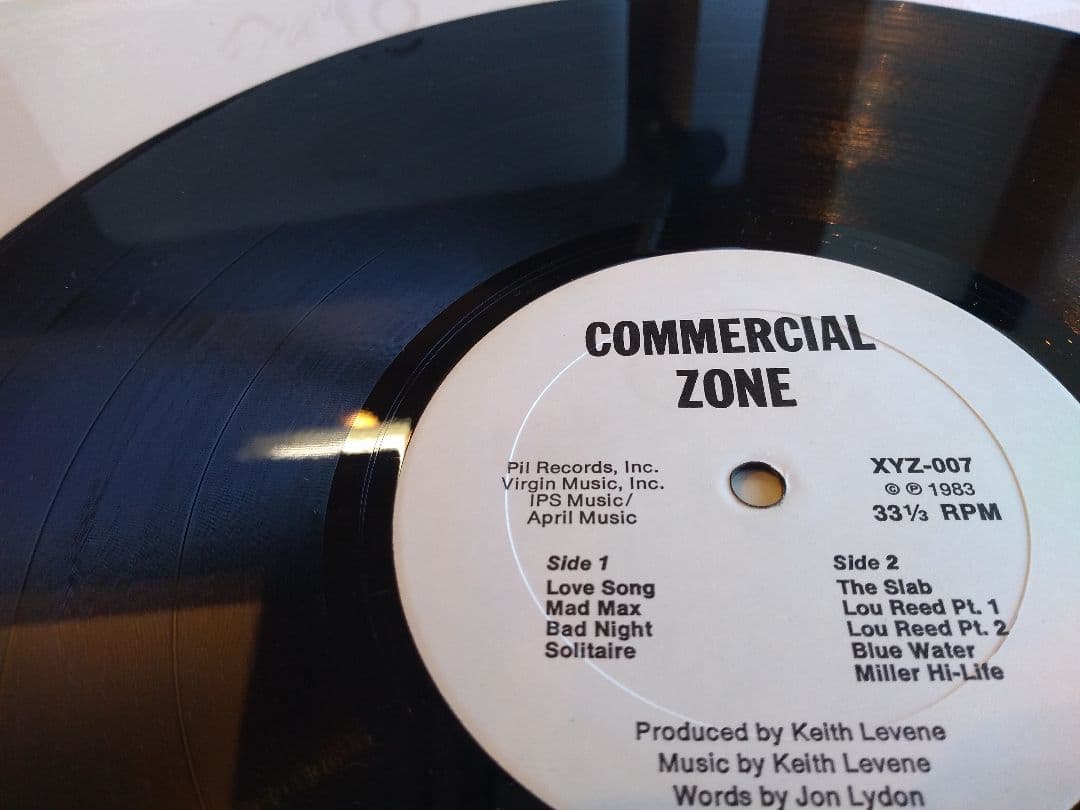 洋楽 P.I.L, Commercial Zone (LP)