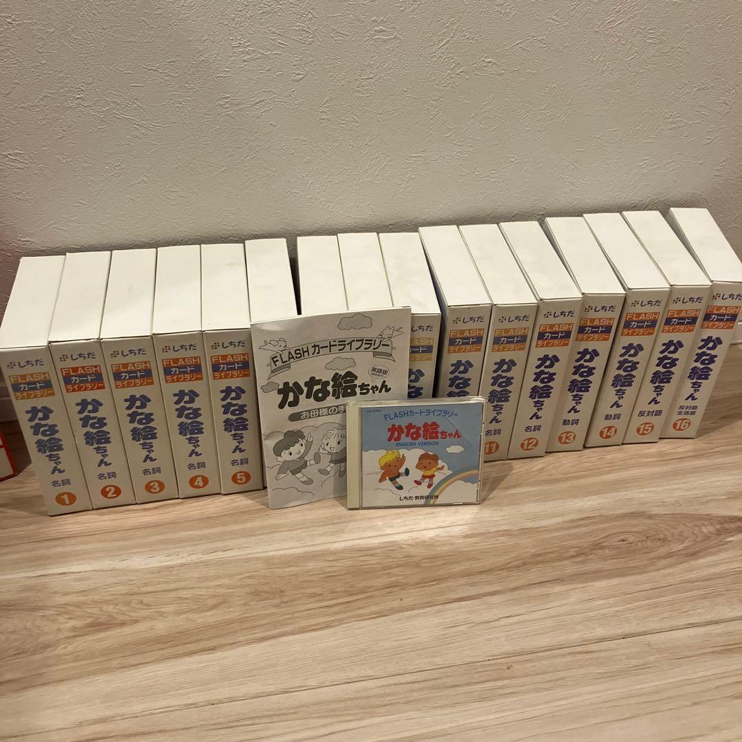 七田式セット(かな絵ちゃん・生活基本文カード・ドッツセット・本数冊)