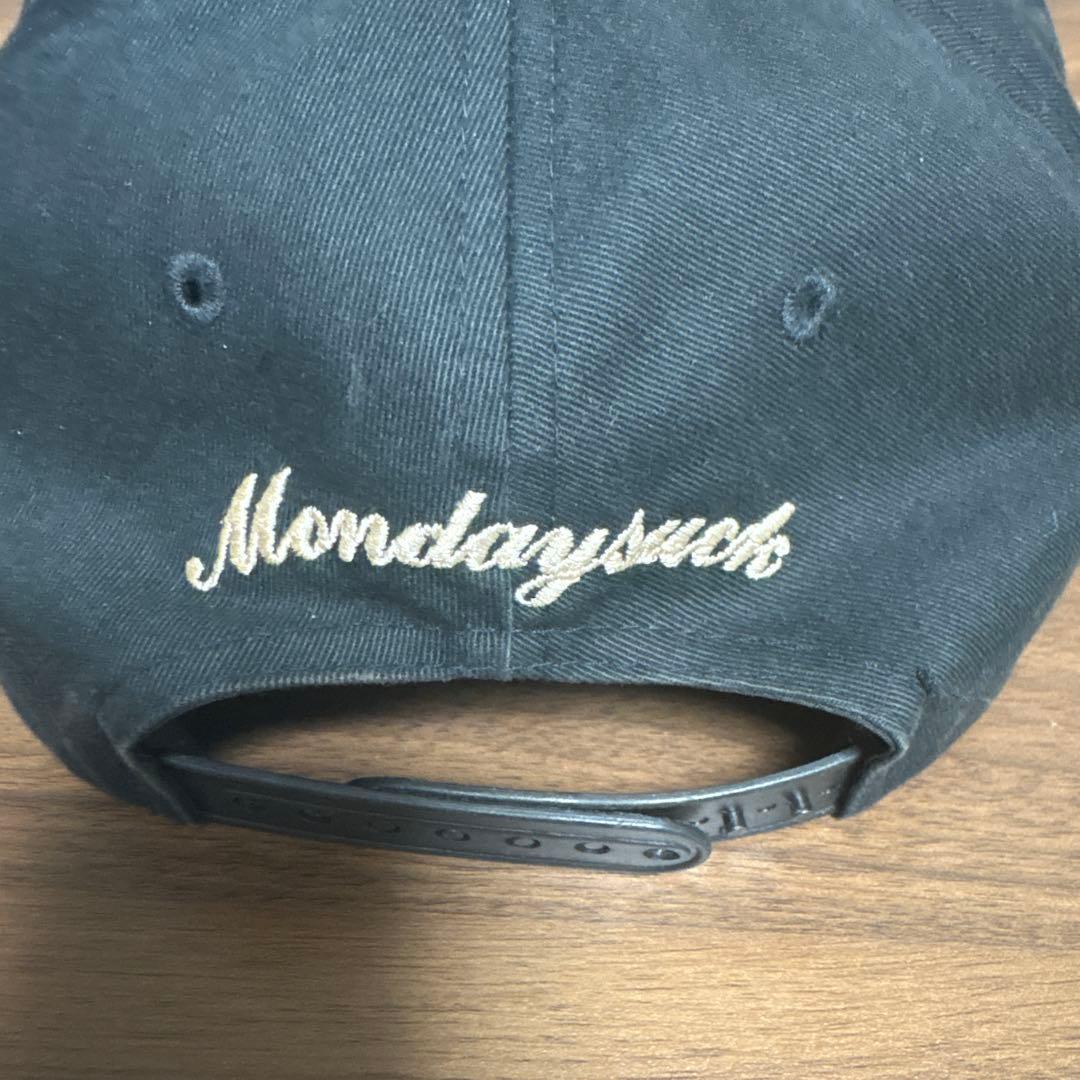 Mondaysuck キャップ　ブラック　マンデーサック　シティcity cap