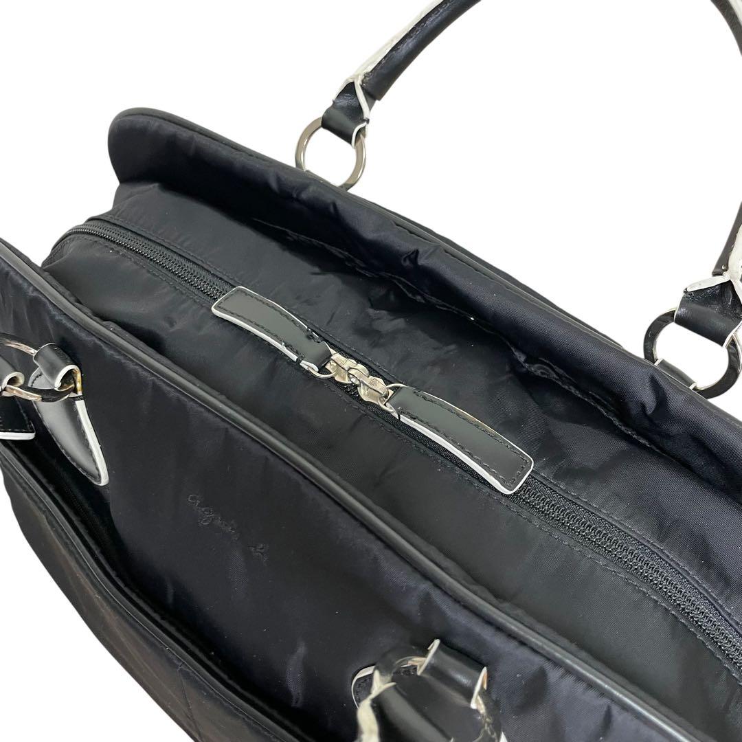極美品 アニエスベー 2way ボストンバッグ ハンドバッグ ショルダー