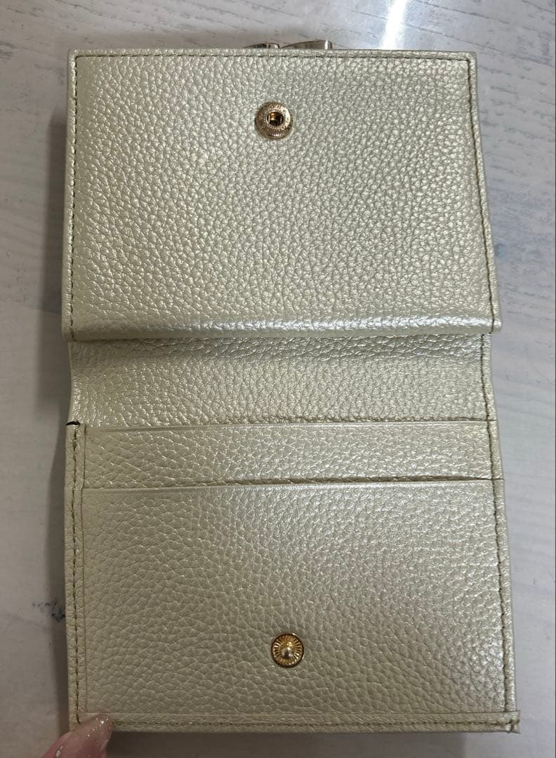 皇居財布　シャンパンゴールド