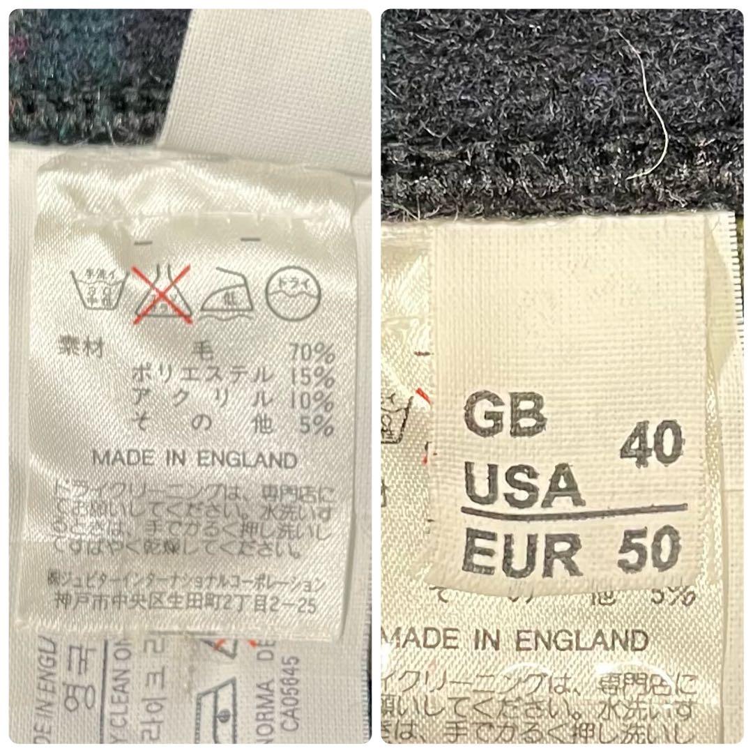 美品✨大きめ✨英国製✨グローバーオール　ダッフルコート　ネイビー　XL