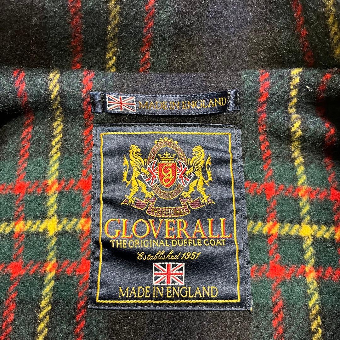 美品✨大きめ✨英国製✨グローバーオール　ダッフルコート　ネイビー　XL