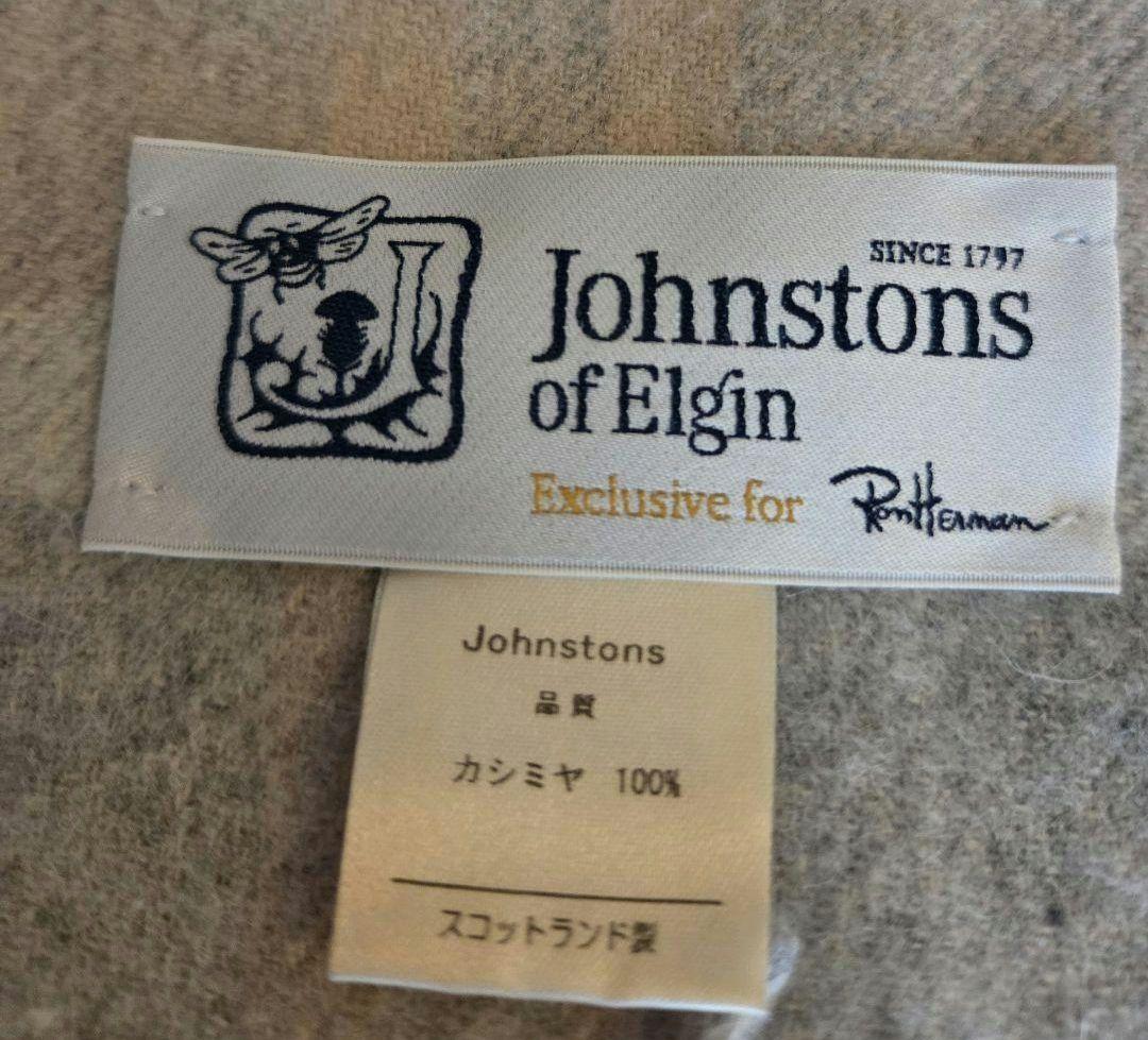 お取り置き　大判ショール　ジョンストンズ×Ron Herman　ストール